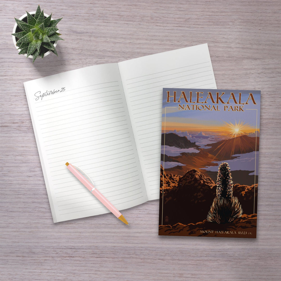 Lined 6x9 Journal, Haleakalā National Park, Sunrise, Lay Flat, 193 Pages, FSC paper Home Lantern Press 