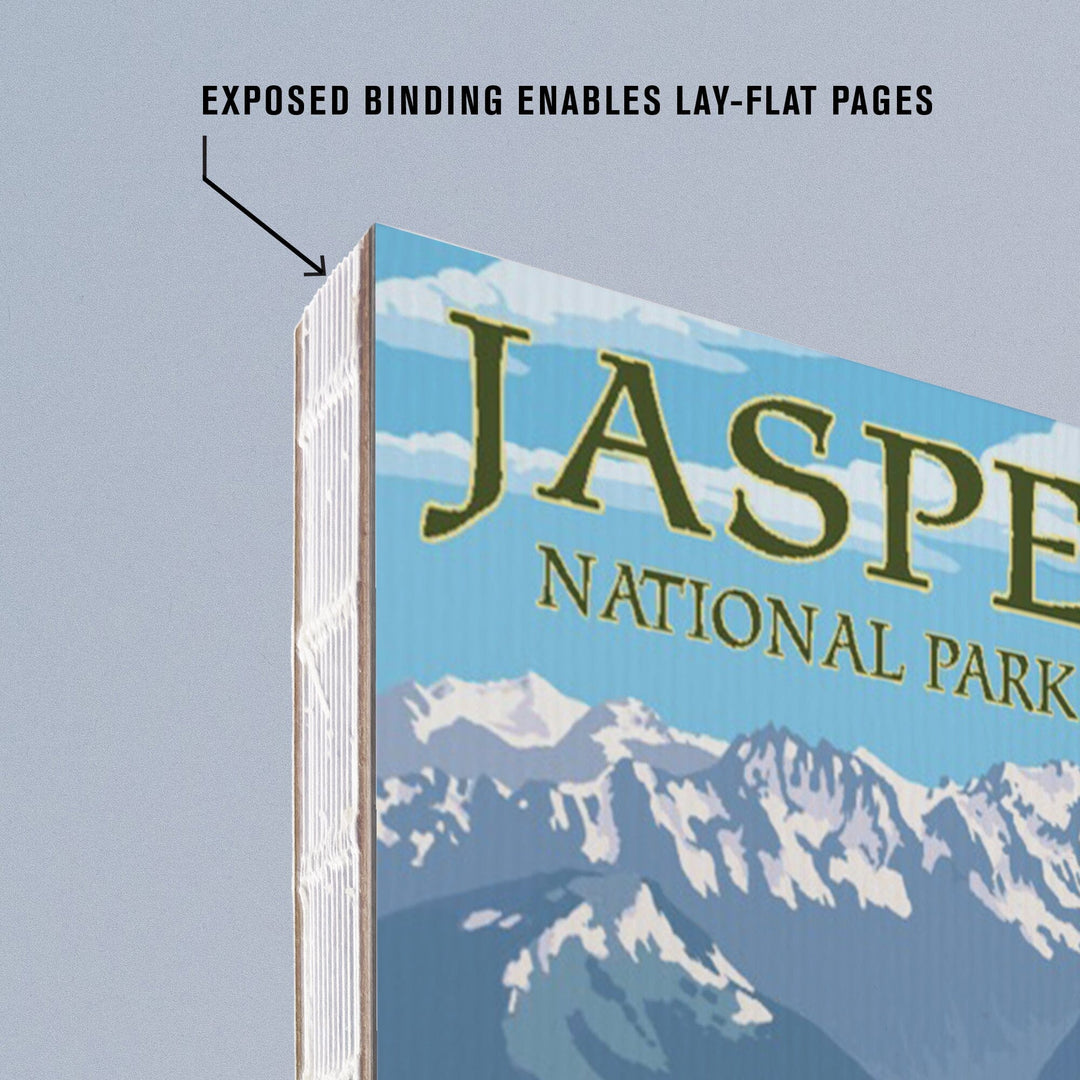 Lined 6x9 Journal, Jasper National Park, Canada, Olympic Marmots, Lay Flat, 193 Pages, FSC paper Home Lantern Press 