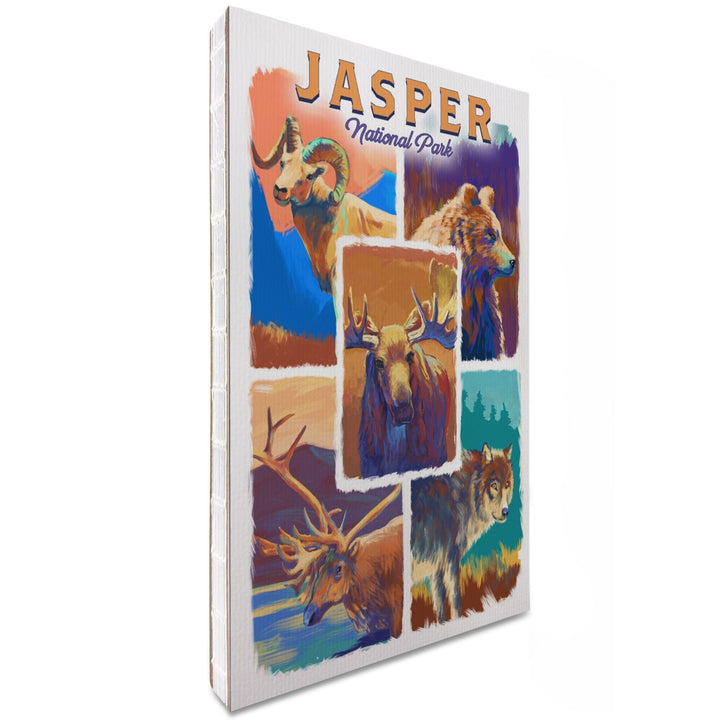 Lined 6x9 Journal, Jasper National Park, Canada, Vivid Animals, Lay Flat, 193 Pages, FSC paper Home Lantern Press 