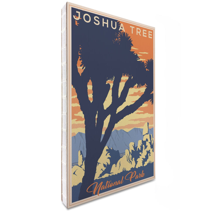 Lined 6x9 Journal, Joshua Tree National Park, California, Lithograph, Lay Flat, 193 Pages, FSC paper Home Lantern Press 