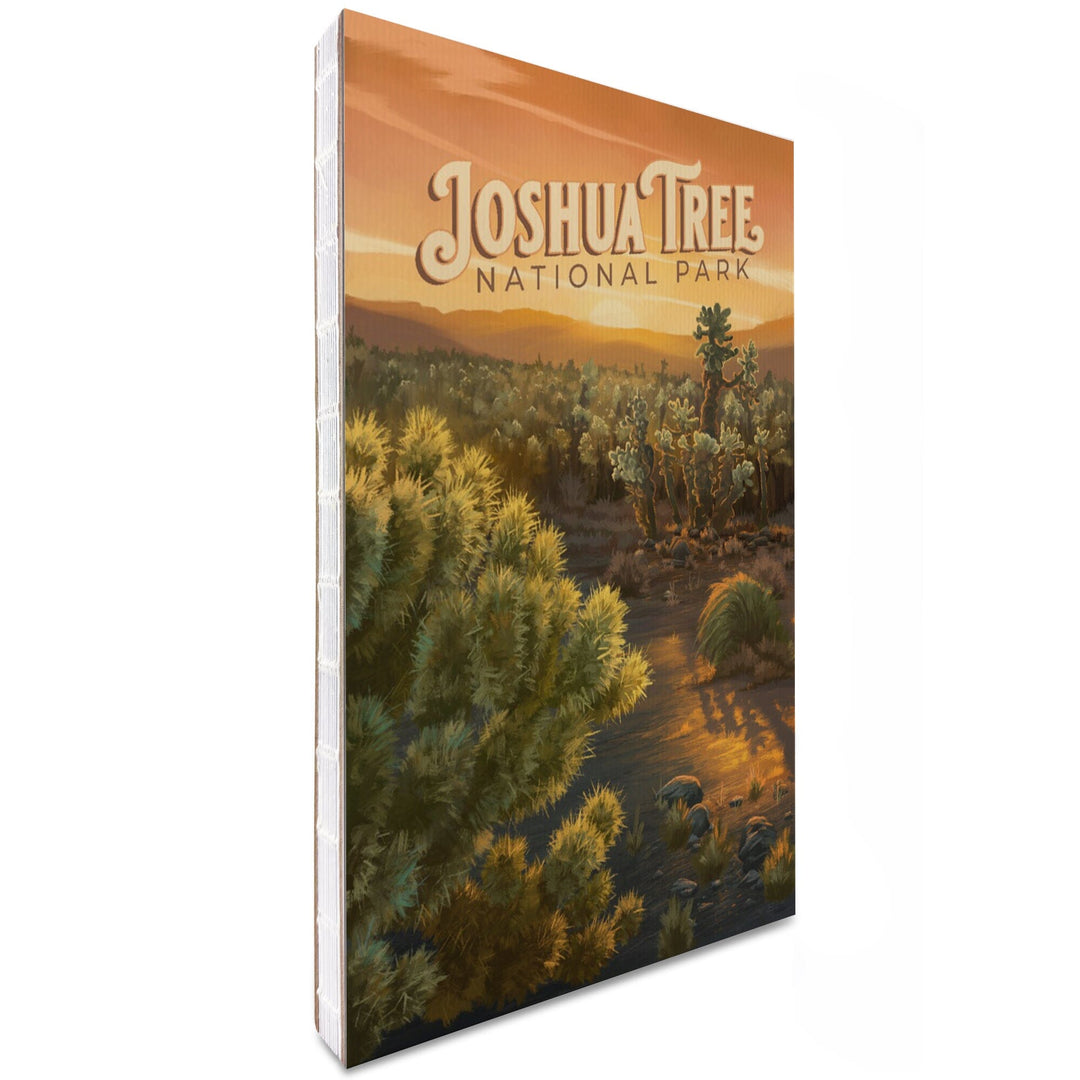 Lined 6x9 Journal, Joshua Tree National Park, California, Oil Painting, Lay Flat, 193 Pages, FSC paper Home Lantern Press 