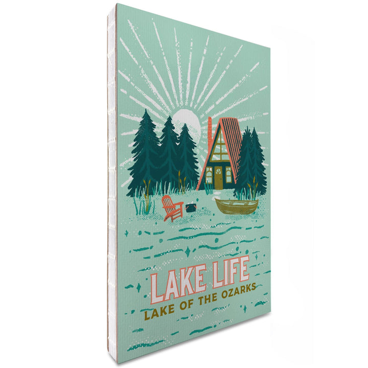 Lined 6x9 Journal, Kansas City, Missouri, Lake of the Ozarks, Lake Life Series, Lake Life, Lay Flat, 193 Pages, FSC paper Home Lantern Press 