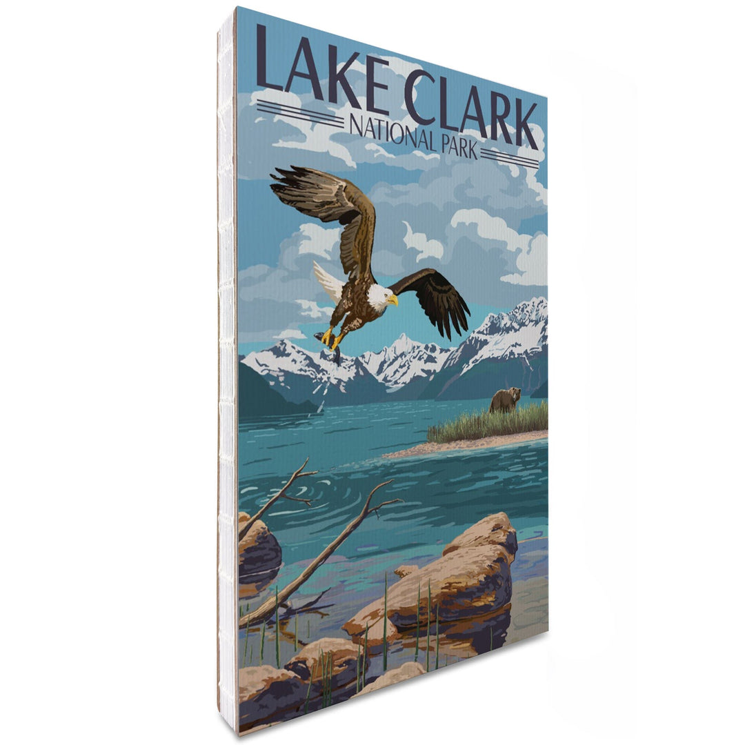 Lined 6x9 Journal, Lake Clark National Park, Alaska, Lake View, Lay Flat, 193 Pages, FSC paper Home Lantern Press 