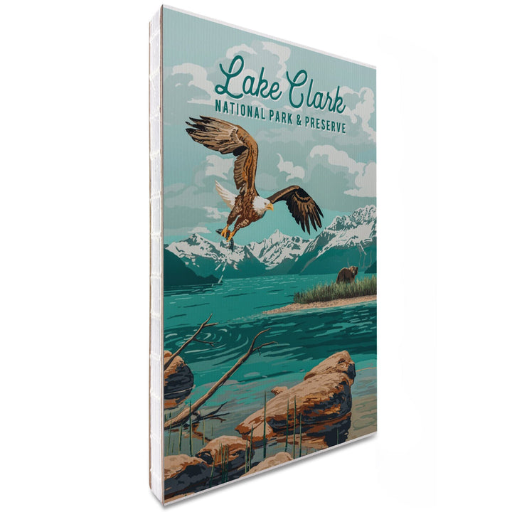 Lined 6x9 Journal, Lake Clark National Park and Preserve, Alaska, Painterly National Park Series, Lay Flat, 193 Pages, FSC paper Home Lantern Press 