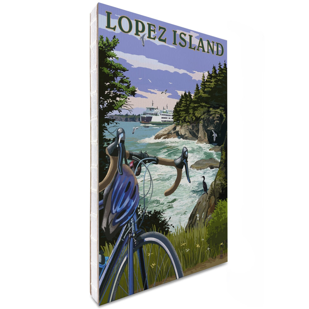 Lined 6x9 Journal, Lopez Island, Washington, Coastal Scene, Lay Flat, 193 Pages, FSC paper Home Lantern Press 