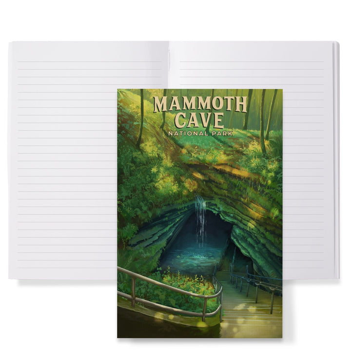 Lined 6x9 Journal, Mammoth Cave National Park, Oil Painting, Lay Flat, 193 Pages, FSC paper Home Lantern Press 