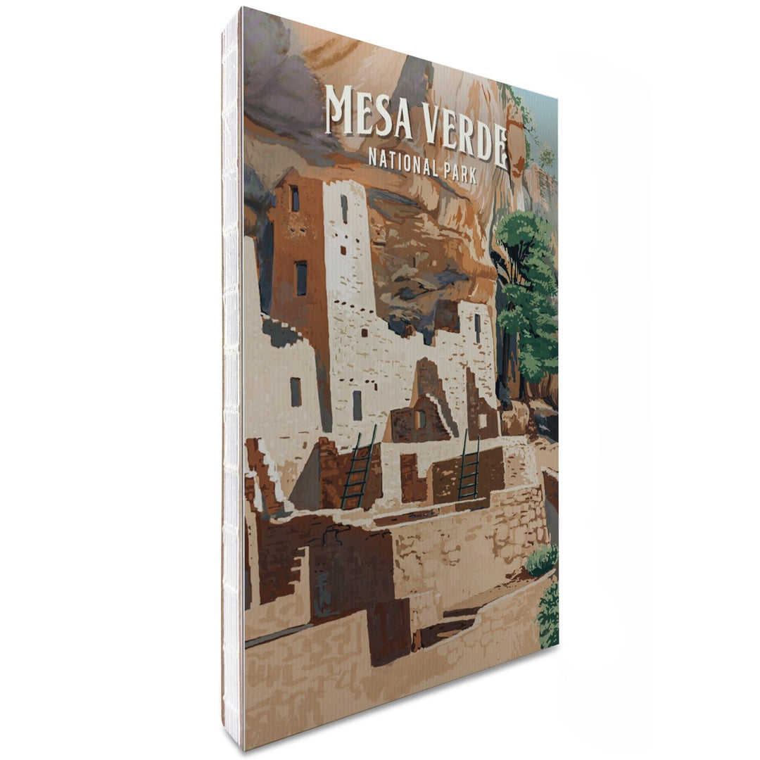 Lined 6x9 Journal, Mesa Verde National Park, Colorado, Painterly National Park Series, Lay Flat, 193 Pages, FSC paper Home Lantern Press 