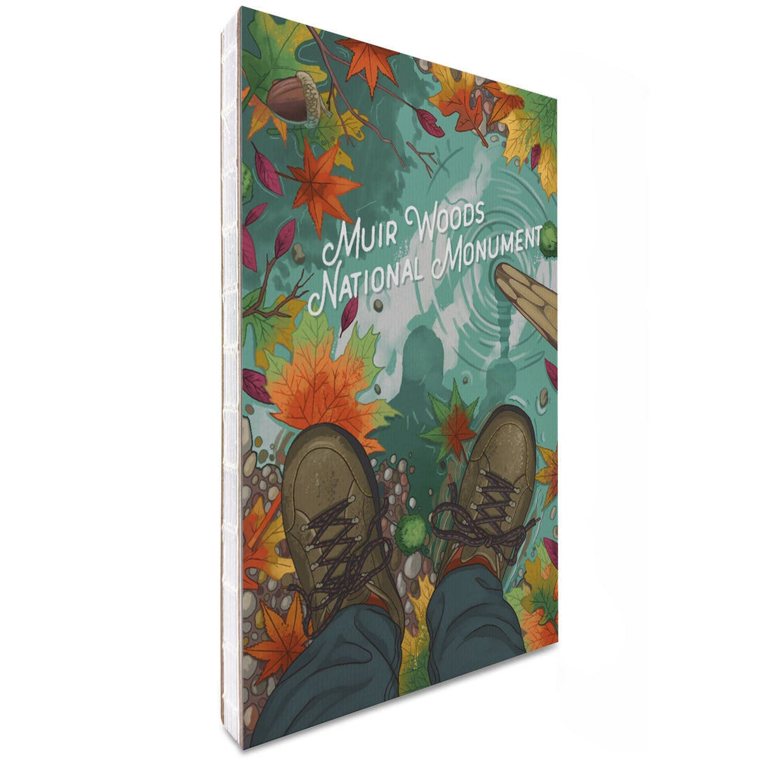 Lined 6x9 Journal, Muir Woods National Monument, California, Outdoor Activity, Hiking Closeups, Fall Colors, Lay Flat, 193 Pages, FSC paper Home Lantern Press 