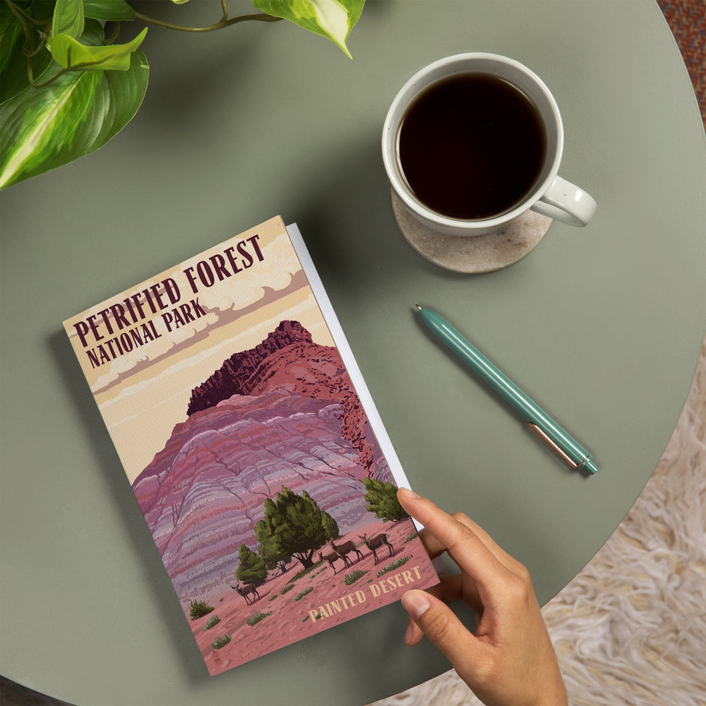 Lined 6x9 Journal, Petrified Forest National Park, Arizona, Painted Desert, Lay Flat, 193 Pages, FSC paper Home Lantern Press 