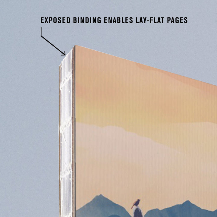 Lined 6x9 Journal, Saguaro National Park, Arizona, Desert Landscape, Lay Flat, 193 Pages, FSC paper Home Lantern Press 