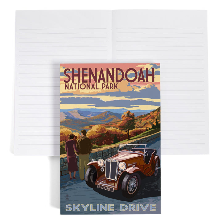 Lined 6x9 Journal, Shenandoah National Park, Virginia, Skyline Drive, Lay Flat, 193 Pages, FSC paper Home Lantern Press 