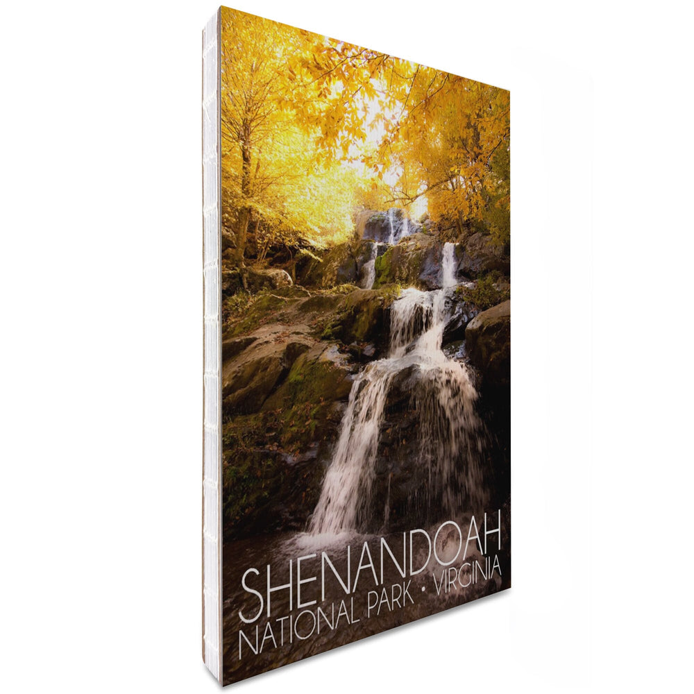 Lined 6x9 Journal, Shenandoah National Park, Virginia, Waterfall in Autumn, Lay Flat, 193 Pages, FSC paper Home Lantern Press 