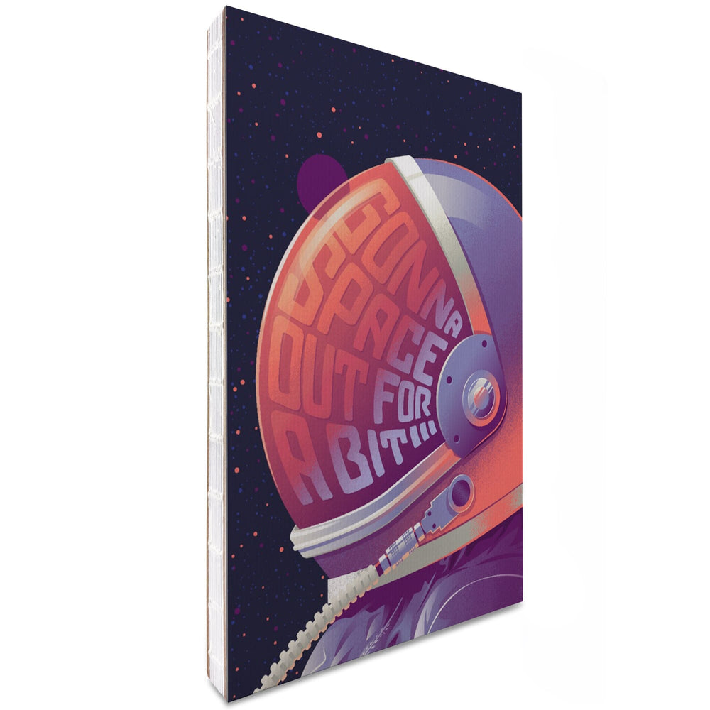 Lined 6x9 Journal, Spacethusiasm Collection, Astronaut, Gonna Space Out For A Bit, Lay Flat, 193 Pages, FSC paper Home Lantern Press 