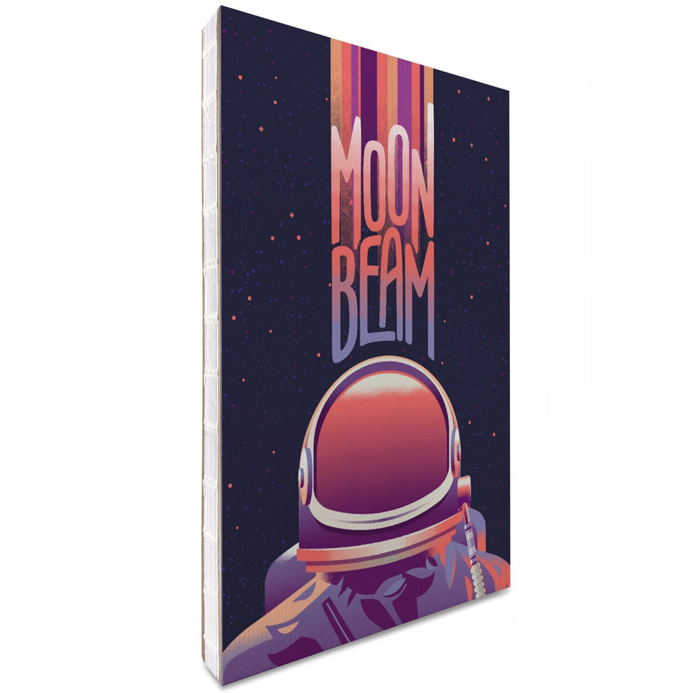 Lined 6x9 Journal, Spacethusiasm Collection, Astronaut, Moon Beam, Lay Flat, 193 Pages, FSC paper Home Lantern Press 