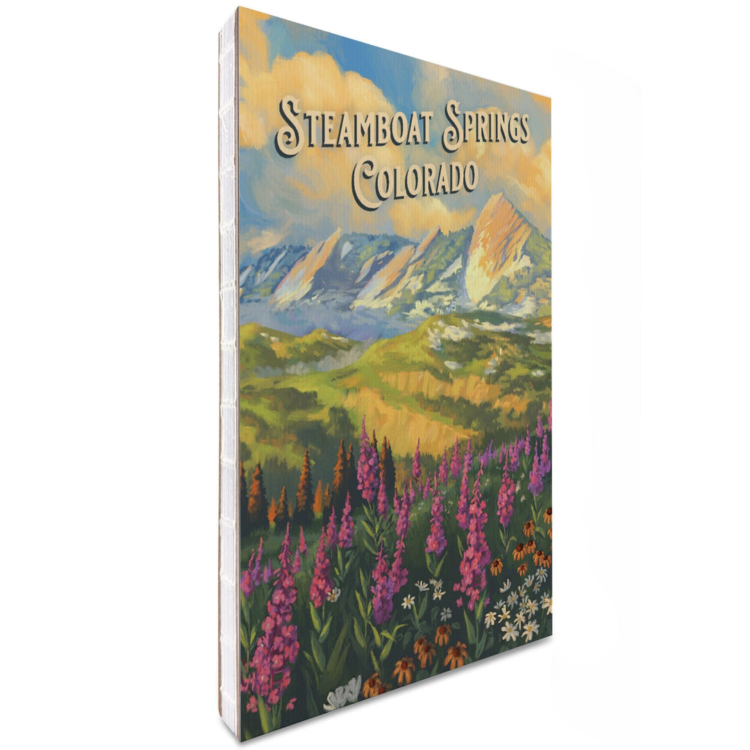 Lined 6x9 Journal, Steamboat Springs, Colorado, Flatirons, Oil Painting, Lay Flat, 193 Pages, FSC paper Home Lantern Press 