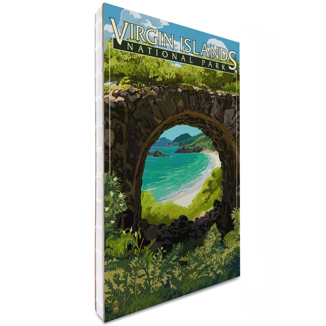Lined 6x9 Journal, Virgin Islands National Park, US Virgin Islands, View from Ruins, Lay Flat, 193 Pages, FSC paper Home Lantern Press 