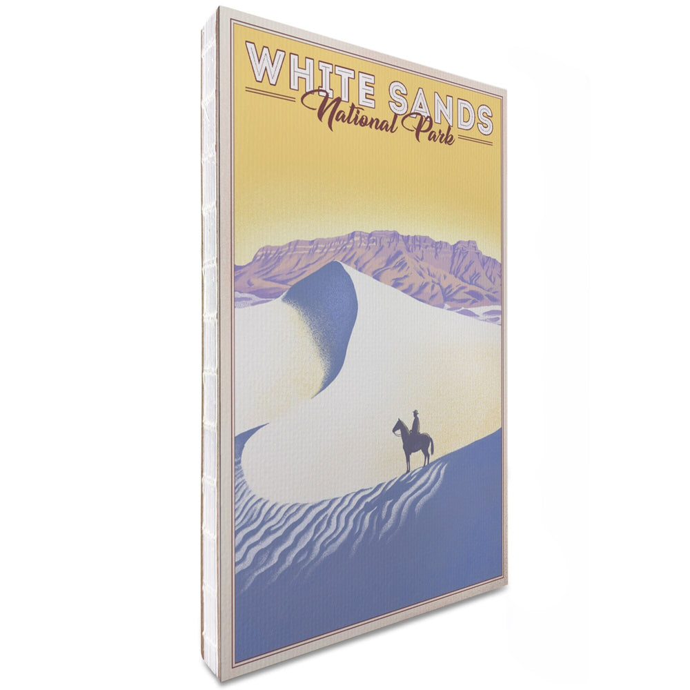 Lined 6x9 Journal, White Sands National Park, Litho, Lay Flat, 193 Pages, FSC paper Home Lantern Press 