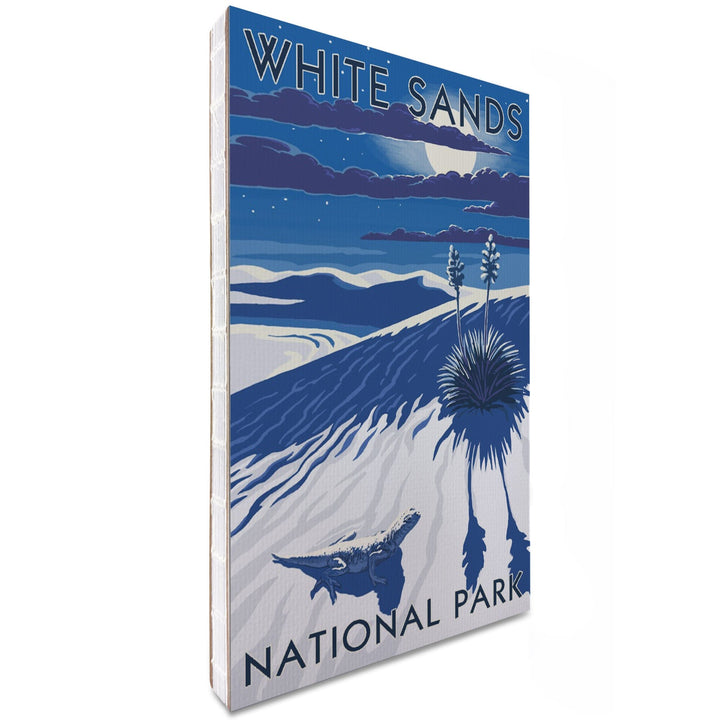 Lined 6x9 Journal, White Sands National Park, New Mexico, Night Scene, Lay Flat, 193 Pages, FSC paper Home Lantern Press 