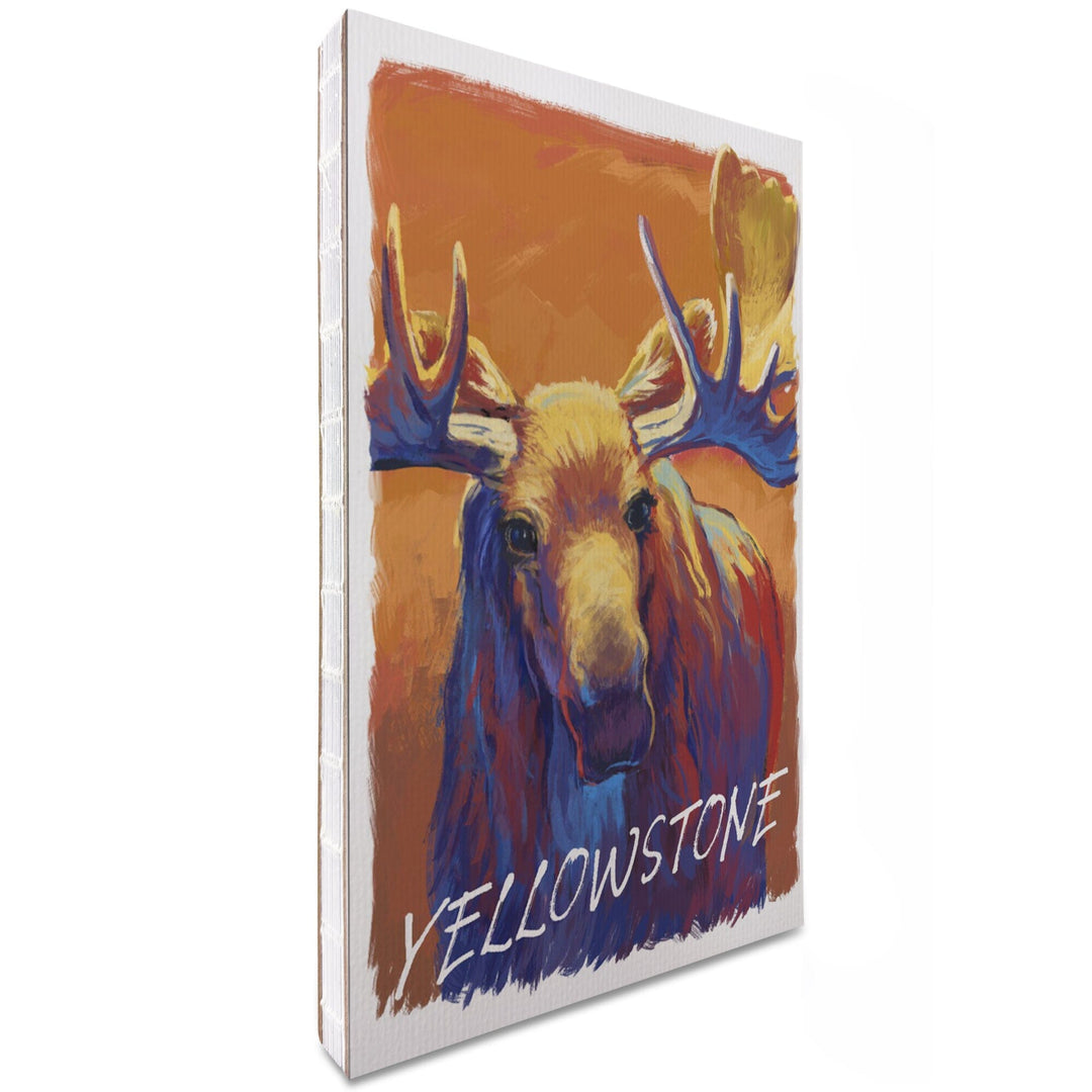 Lined 6x9 Journal, Yellowstone, Vivid Moose, Lay Flat, 193 Pages, FSC paper Home Lantern Press 