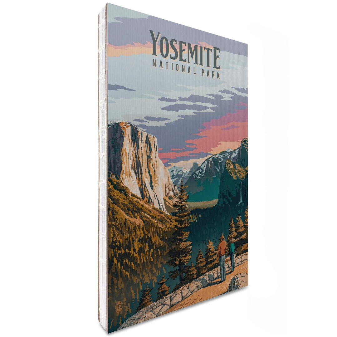 Lined 6x9 Journal, Yosemite National Park, California, Painterly National Park Series, Lay Flat, 193 Pages, FSC paper Home Lantern Press 