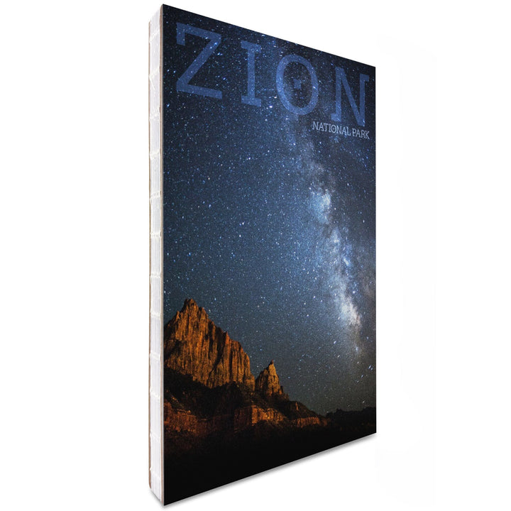 Lined 6x9 Journal, Zion National Park, Utah, Milkyway, Lay Flat, 193 Pages, FSC paper Home Lantern Press 