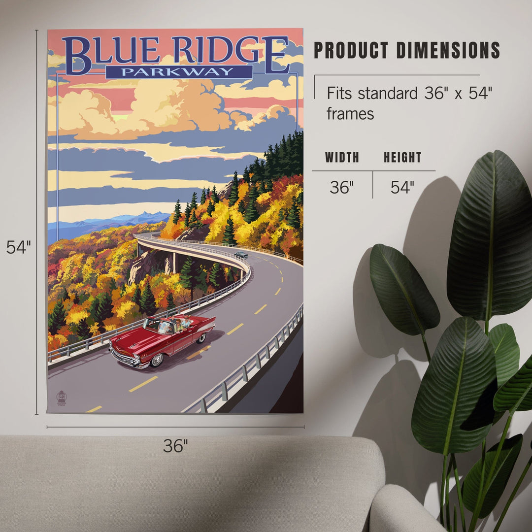 Linn Cove Viaduct, North Carolina, Blue Ridge Parkway, Art & Giclee Prints - Lantern Press