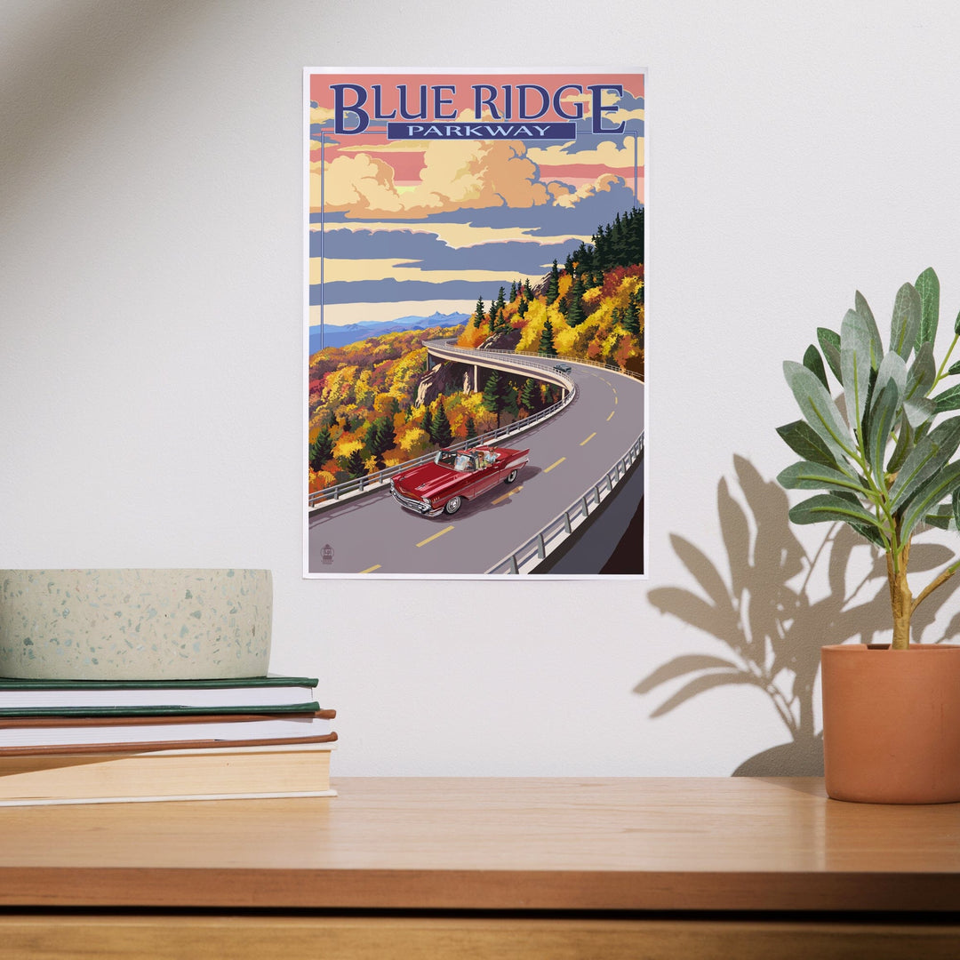 Linn Cove Viaduct, North Carolina, Blue Ridge Parkway, Art & Giclee Prints - Lantern Press