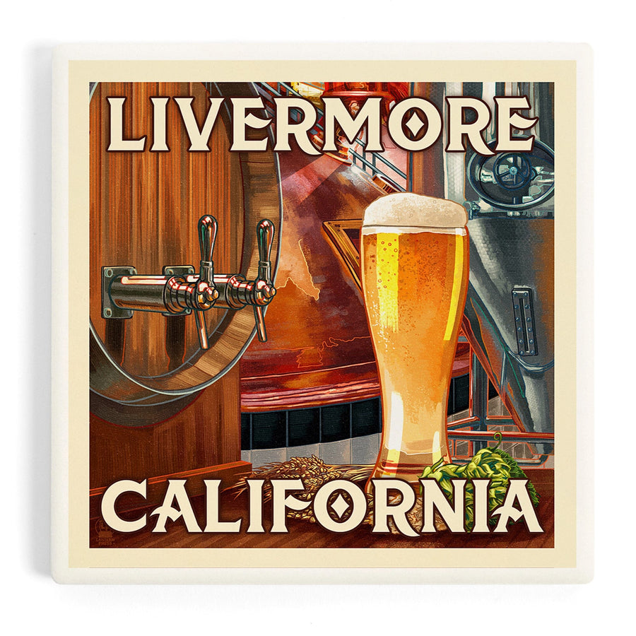 Livermore, California, Art of the Beer, Coasters Coasters Lantern Press 