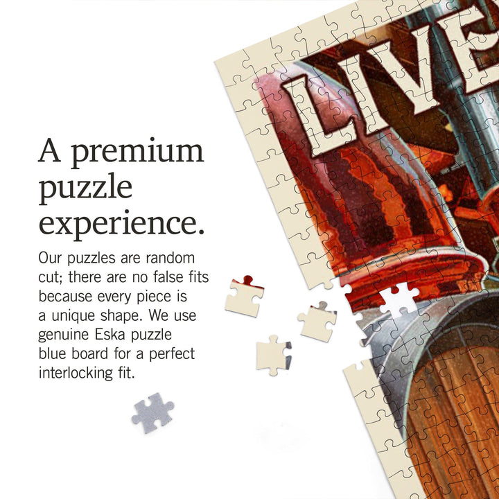 Livermore, California, Art of the Beer, Jigsaw Puzzle Puzzle Lantern Press 