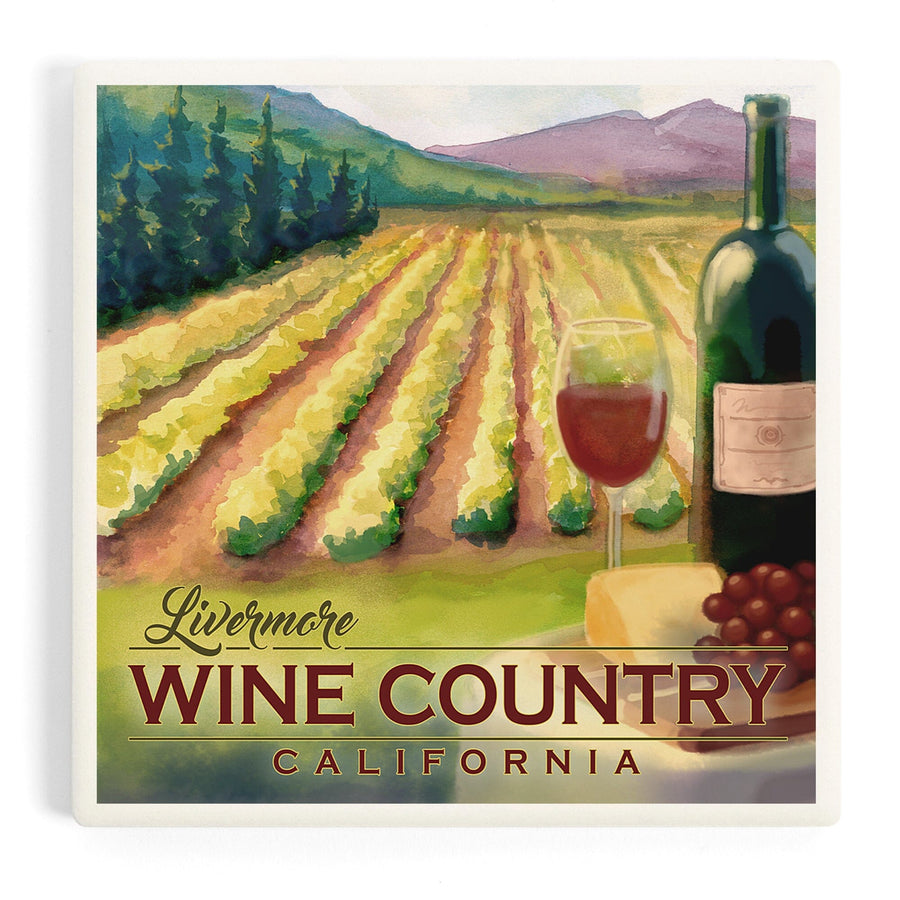 Livermore, California, Wine Country, Coasters Coasters Lantern Press 