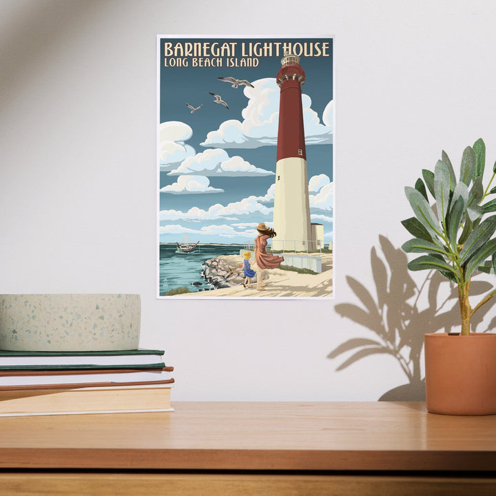 Long Beach Island, New Jersey, Barnegat Lighthouse, Art & Giclee Prints - Lantern Press