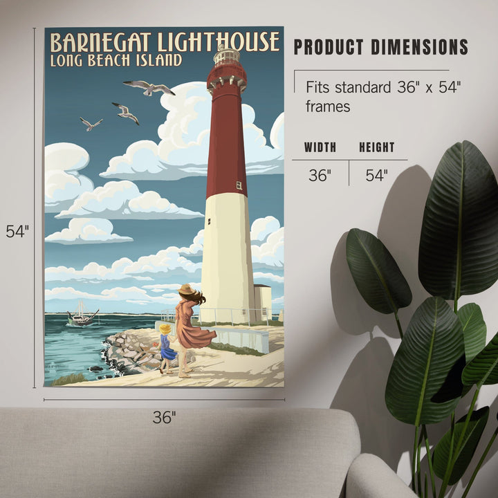 Long Beach Island, New Jersey, Barnegat Lighthouse, Art & Giclee Prints - Lantern Press