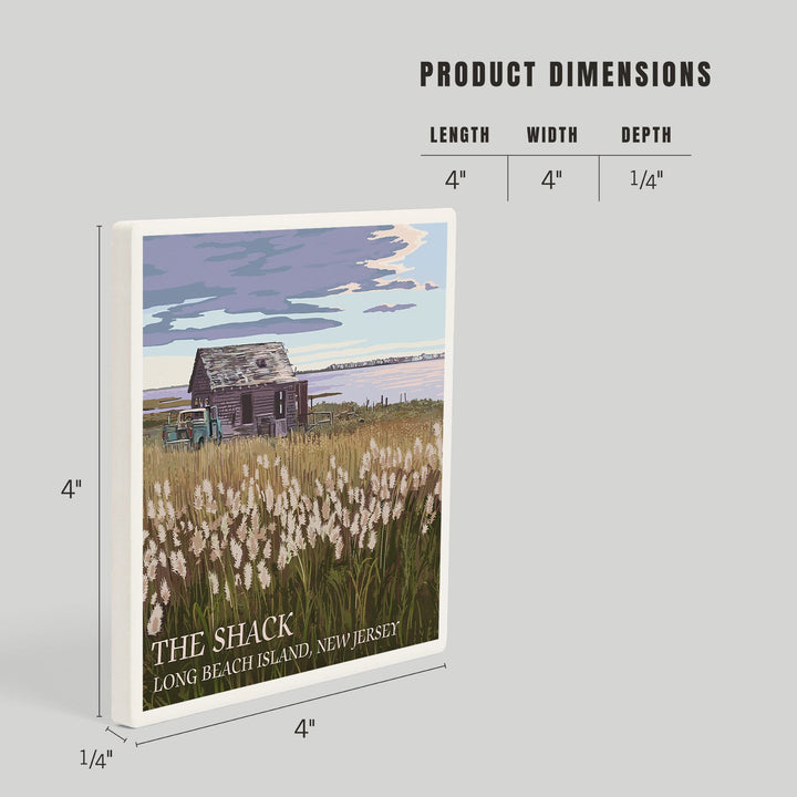 Long Beach Island, New Jersey, The Shack, Coasters Coasters Lantern Press 