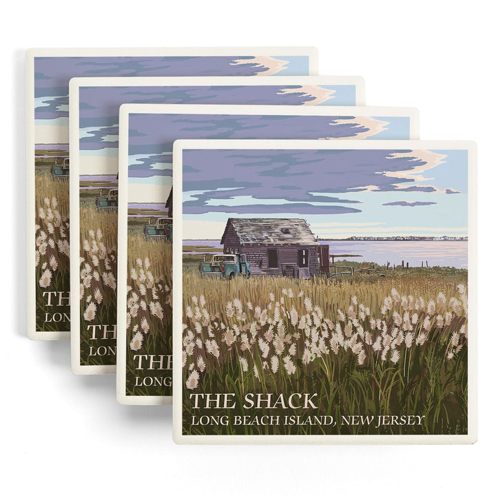 Long Beach Island, New Jersey, The Shack, Coasters Coasters Lantern Press 