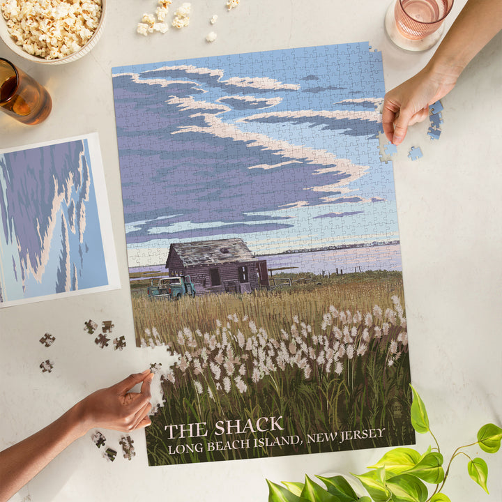 Long Beach Island, New Jersey, The Shack, Jigsaw Puzzle Puzzle Lantern Press 
