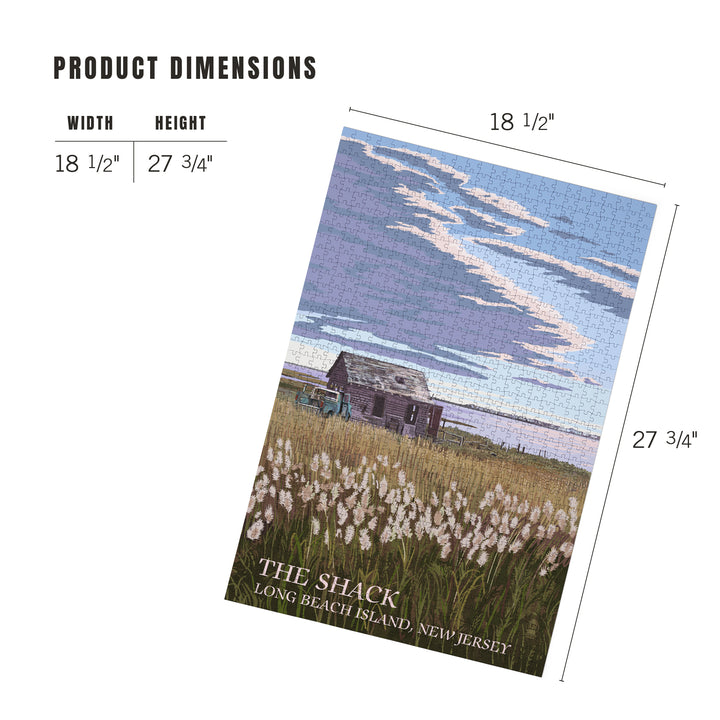 Long Beach Island, New Jersey, The Shack, Jigsaw Puzzle Puzzle Lantern Press 
