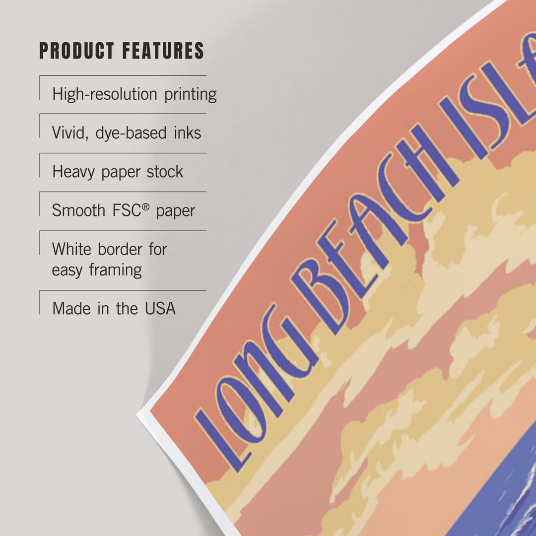 Long Beach Island, New Jersey, Woody On The Beach, Art & Giclee Prints Art Lantern Press 
