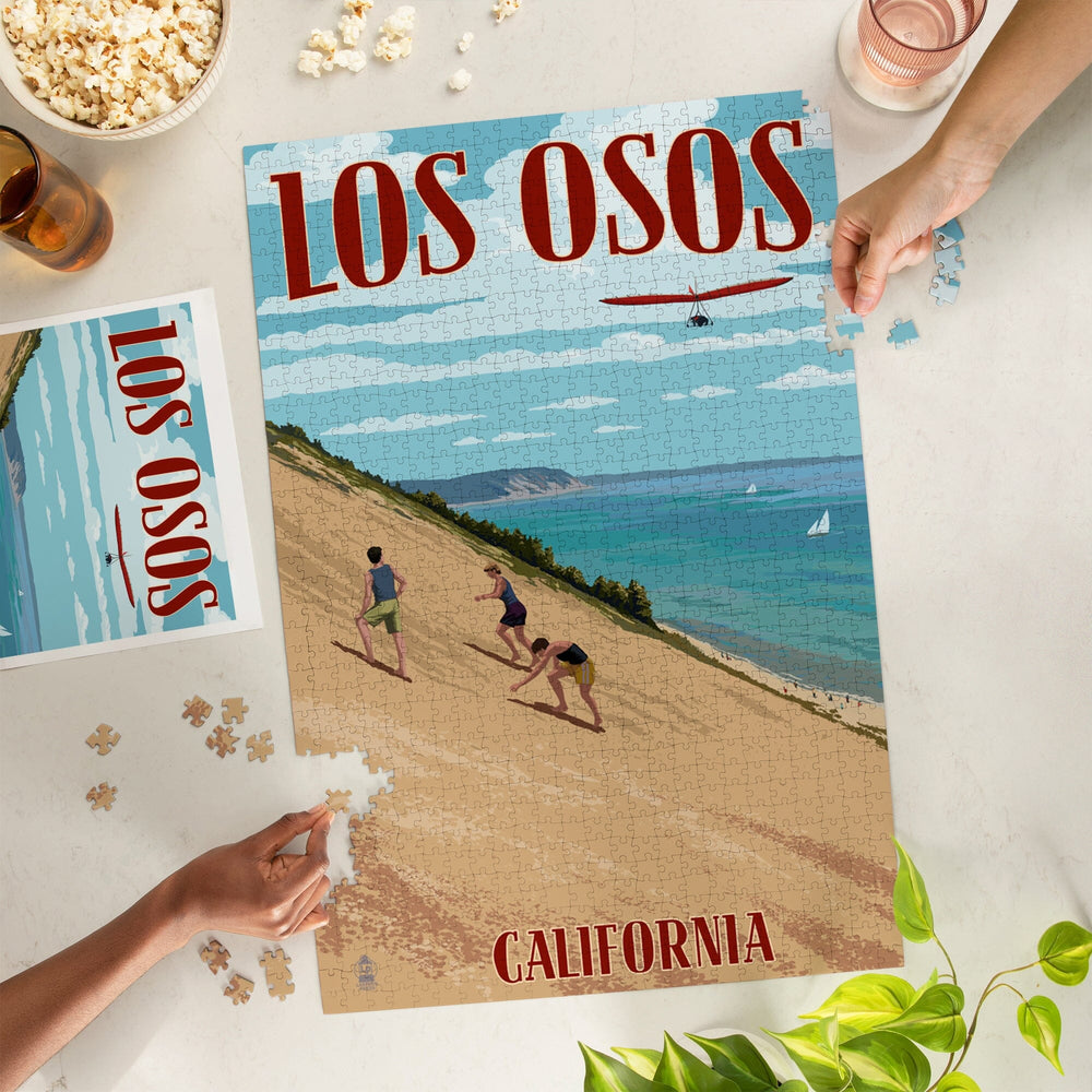 Los Osos, California, Dunes, Jigsaw Puzzle Puzzle Lantern Press 
