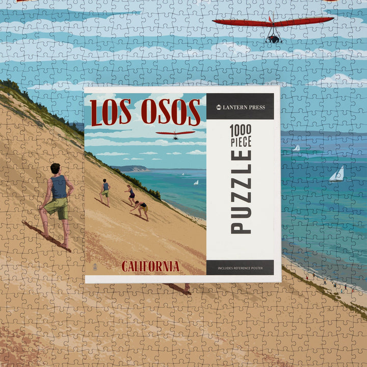 Los Osos, California, Dunes, Jigsaw Puzzle Puzzle Lantern Press 