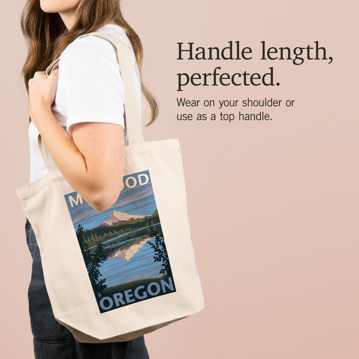 Lost Lake, Oregon, Mt. Hood, Tote Bag Totes Lantern Press 