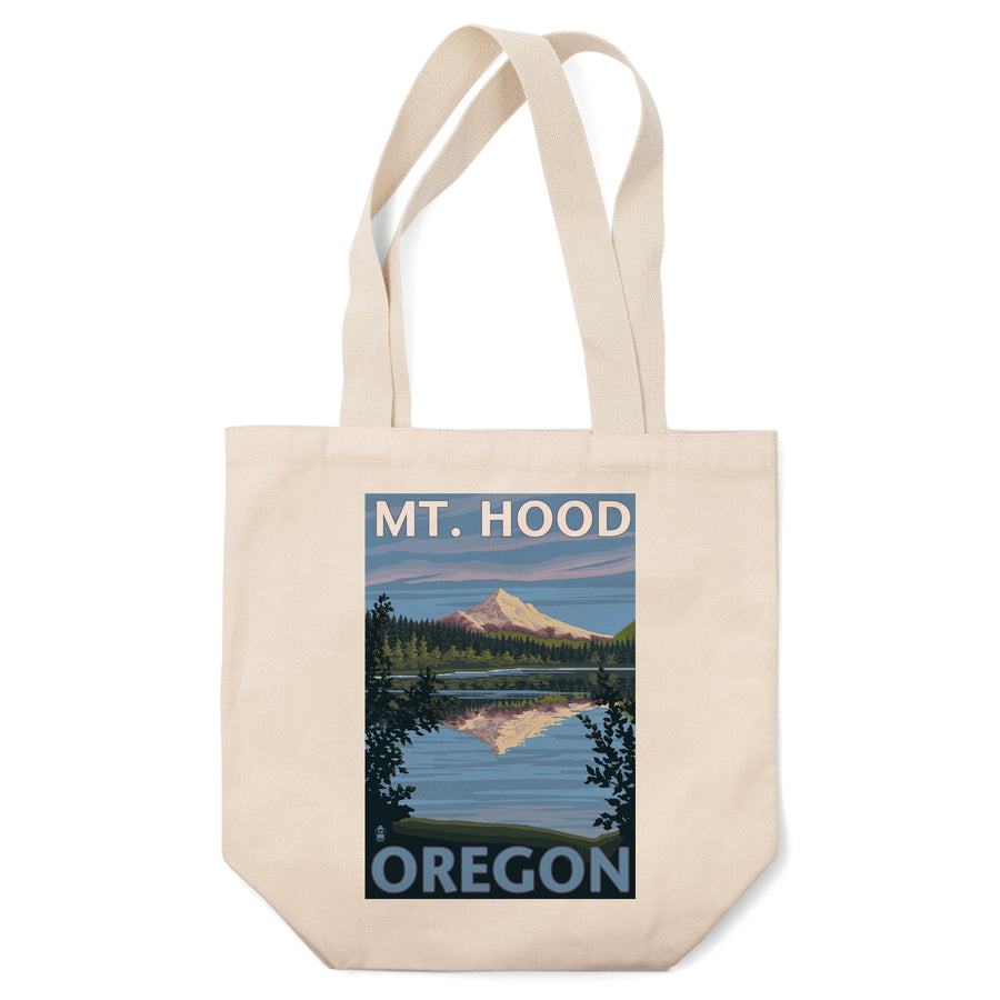 Lost Lake, Oregon, Mt. Hood, Tote Bag Totes Lantern Press 
