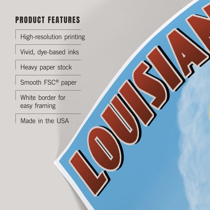 Louisiana, Brown Pelicans, Art & Giclee Prints Art Lantern Press 