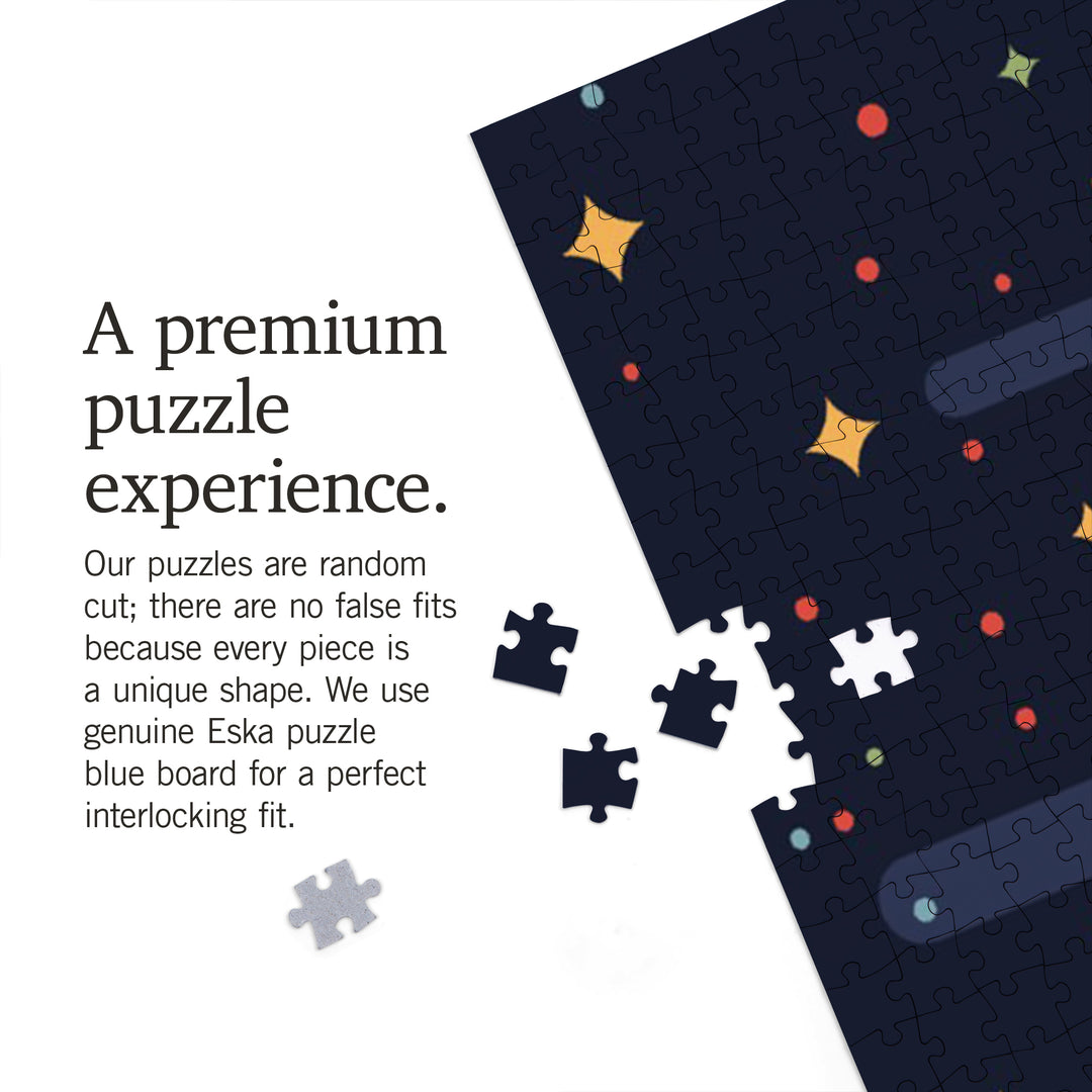 Lunar Lander, Defy Gravity, Jigsaw Puzzle Puzzle Lantern Press 