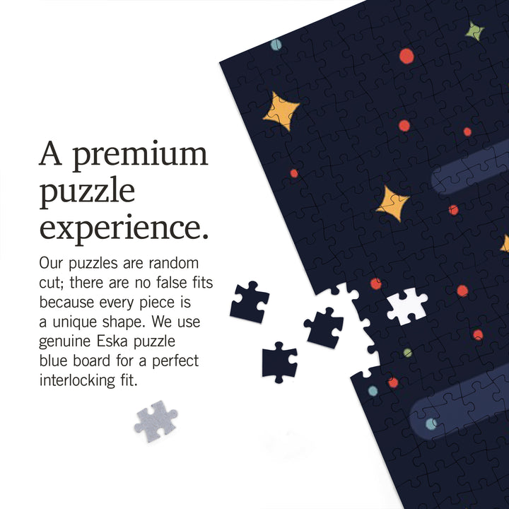 Lunar Lander, Defy Gravity, Jigsaw Puzzle Puzzle Lantern Press 