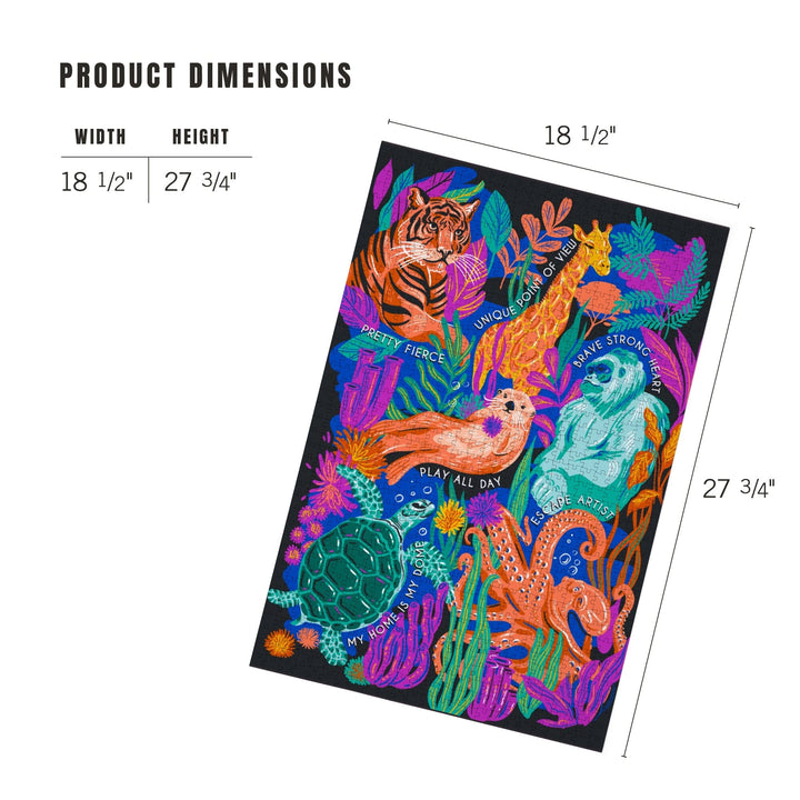 Lush Environment Collection, Collage, Jigsaw Puzzle - Lantern Press