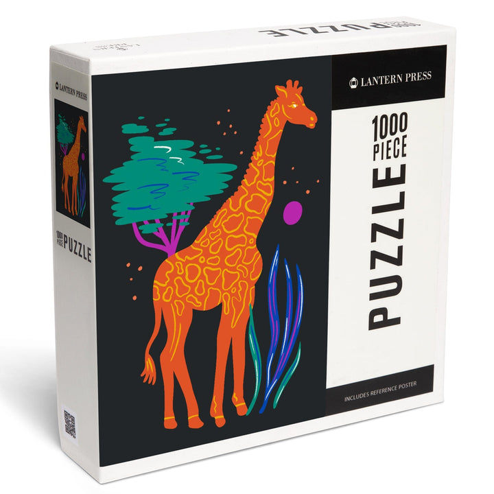 Lush Environment Collection, Giraffe, Jigsaw Puzzle Puzzle Lantern Press 