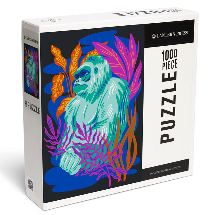 Lush Environment Collection, Gorilla and Foliage, Jigsaw Puzzle Puzzle Lantern Press 