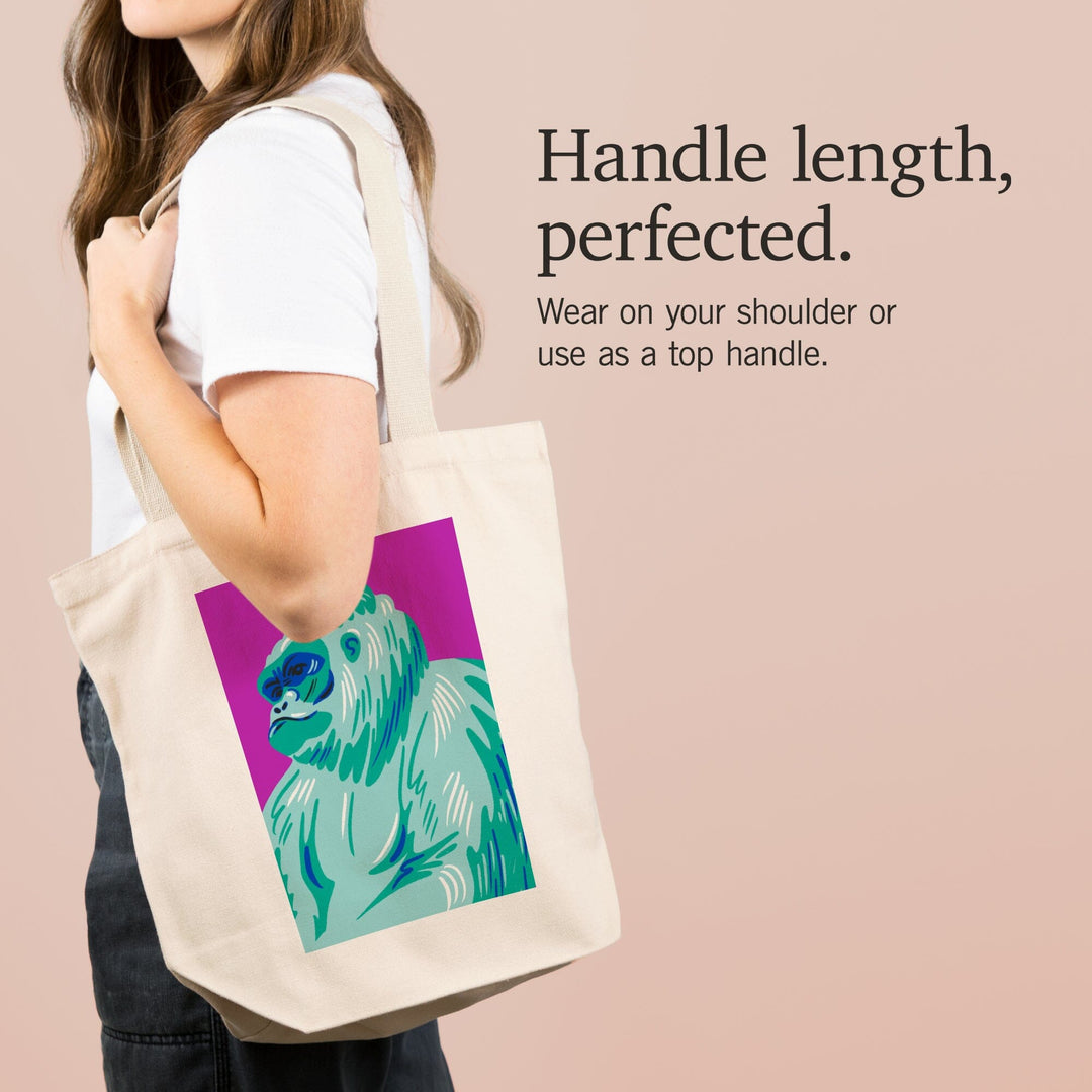 Lush Environment Collection, Gorilla Portrait, Tote Bag Totes Lantern Press 