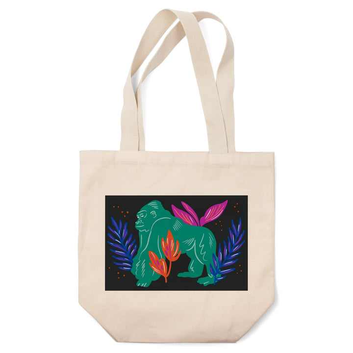 Lush Environment Collection, Gorilla, Tote Bag - Lantern Press