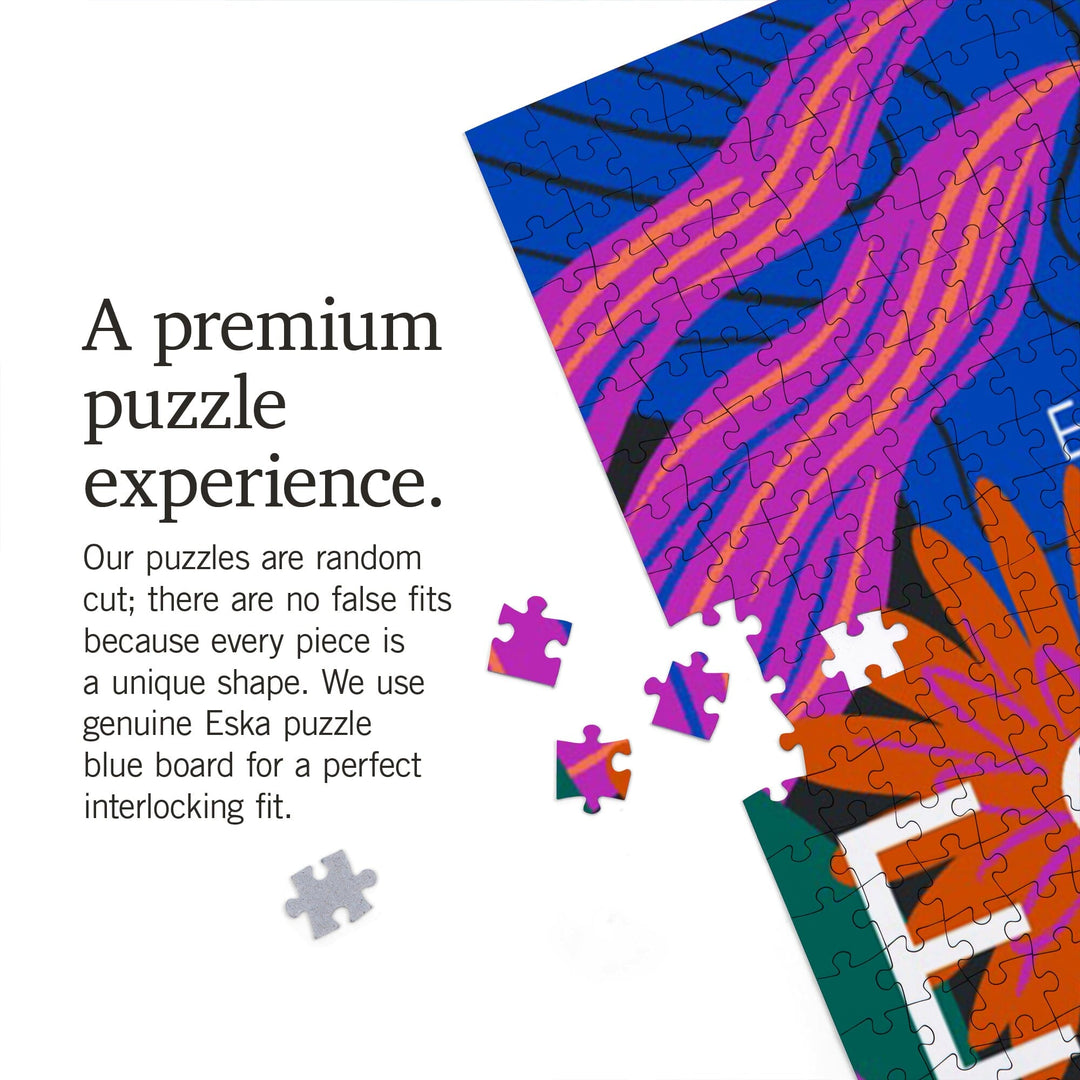 Lush Environment Collection, Octopus Foliage, Escape Artist, Jigsaw Puzzle Puzzle Lantern Press 